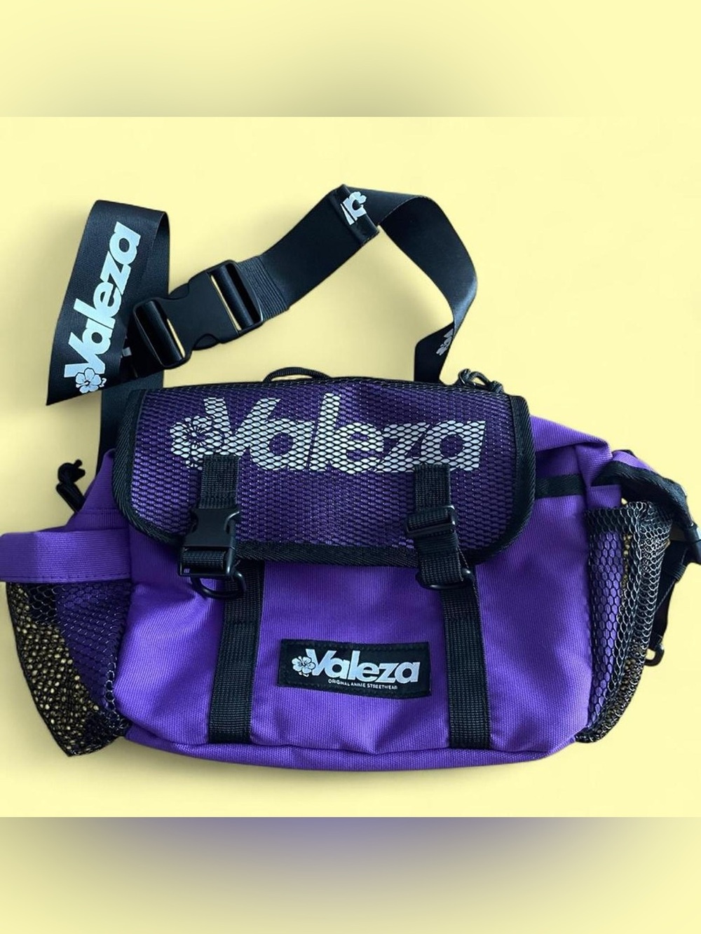 Valeza Original Anime Streetwear Purple Sling Bag